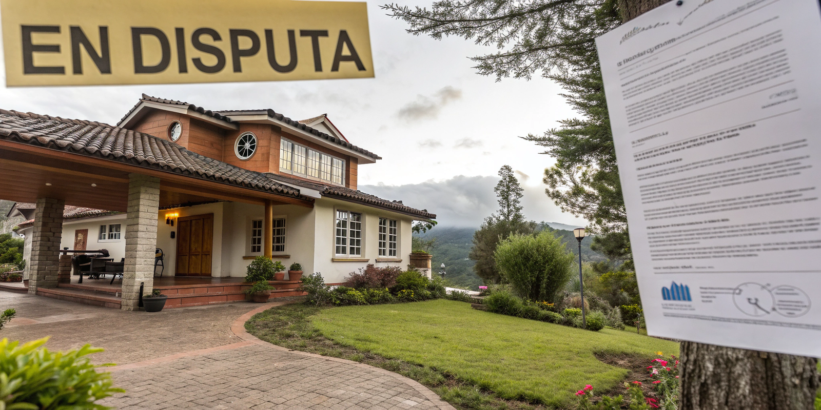 Casa familiar en disputa por herencia no legalizada